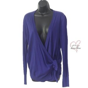 Wrap Sweater with Side Tie (Ann Taylor)